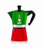 Кофеварка Bialetti Moka Express Italia (триколор) 6 порций