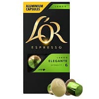 Капсулы L'OR Espresso Lungo Elegante, алюминиевые 10 шт