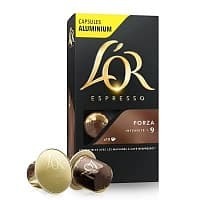 Капсулы L'OR Espresso Forza, алюминиевые 10 шт
