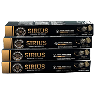 Капсулы NISH SIRIUS Premium Espresso ITALY, алюминий 40 шт