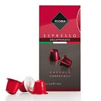 Капсулы Rioba Espresso Decaffeinato 10 шт