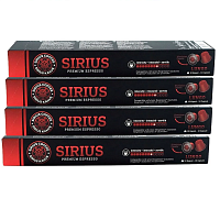 Капсулы NISH SIRIUS Premium Espresso LUNGO, алюминий 40 шт